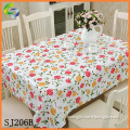 2015 Best quality plastic dining table cover